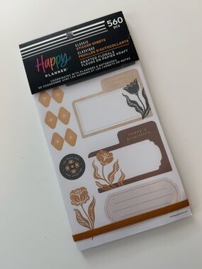 Happy Planner Krafts Floral Sticker Book